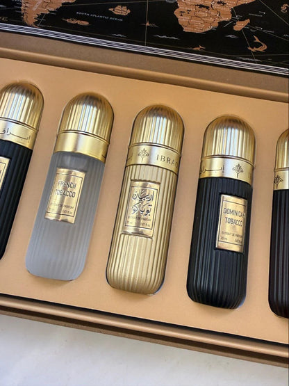 Ibrahim Al Qurashi Tobacco Collection – Extrait de Parfum – 9 × 20ml – Unisex