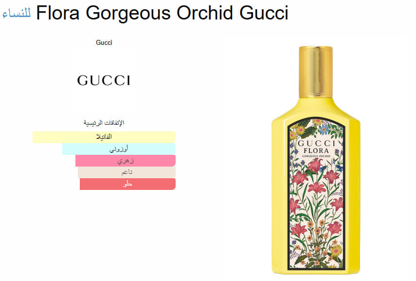 Flora Gorgeous Orchid Gucci